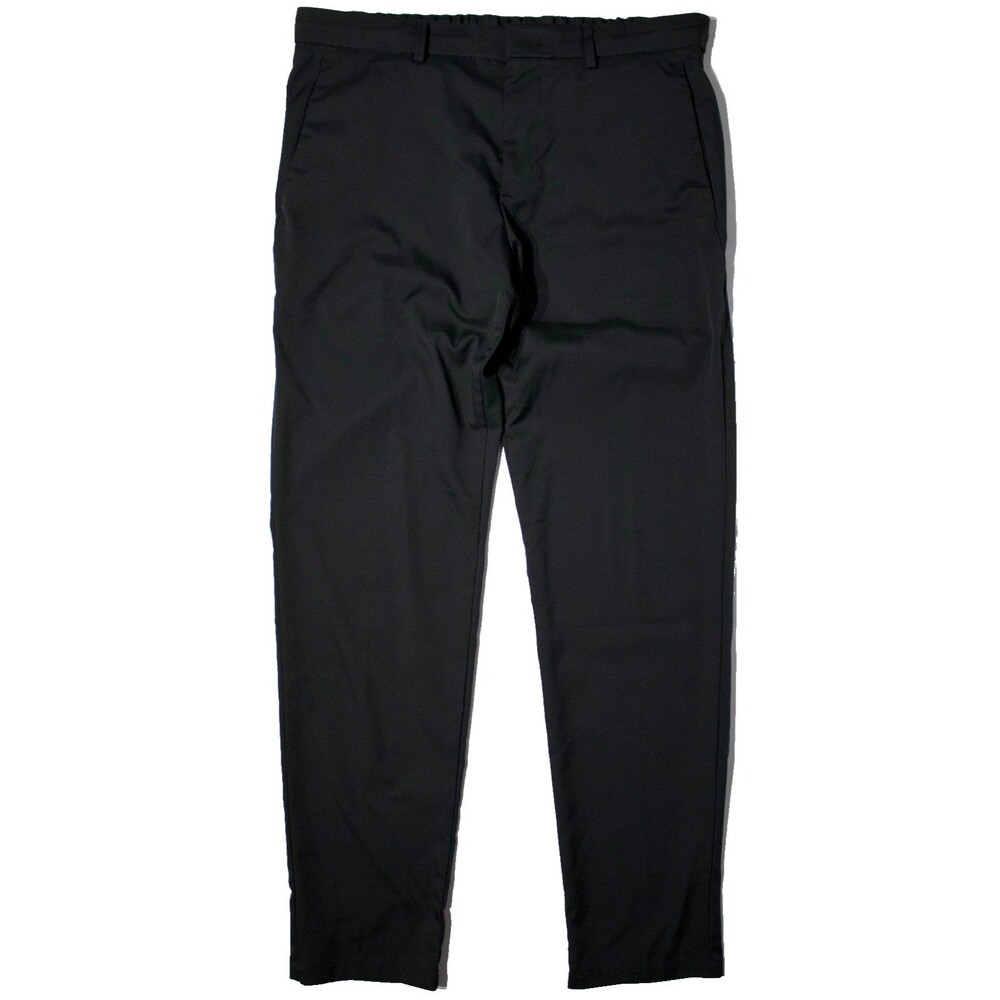 Hugo Boss Water Repellent Stretch Twill Slim Fit Pants Elastic Waist Men 36x32